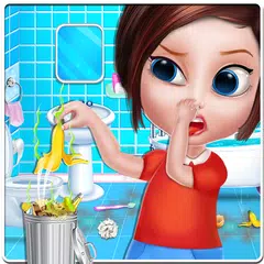 Girl cleaning house game APK 下載