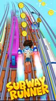 Luca Subway Run 3D постер