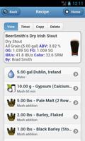 برنامه‌نما BeerSmith 3 Mobile Homebrewing عکس از صفحه