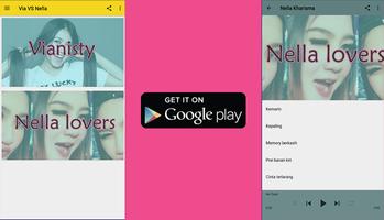 Lagu campuran Via dan Nella OFFLINE screenshot 1