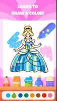 bekids Princess Coloring Book 海報