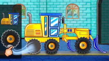 Kids Truck: Build Station Game постер