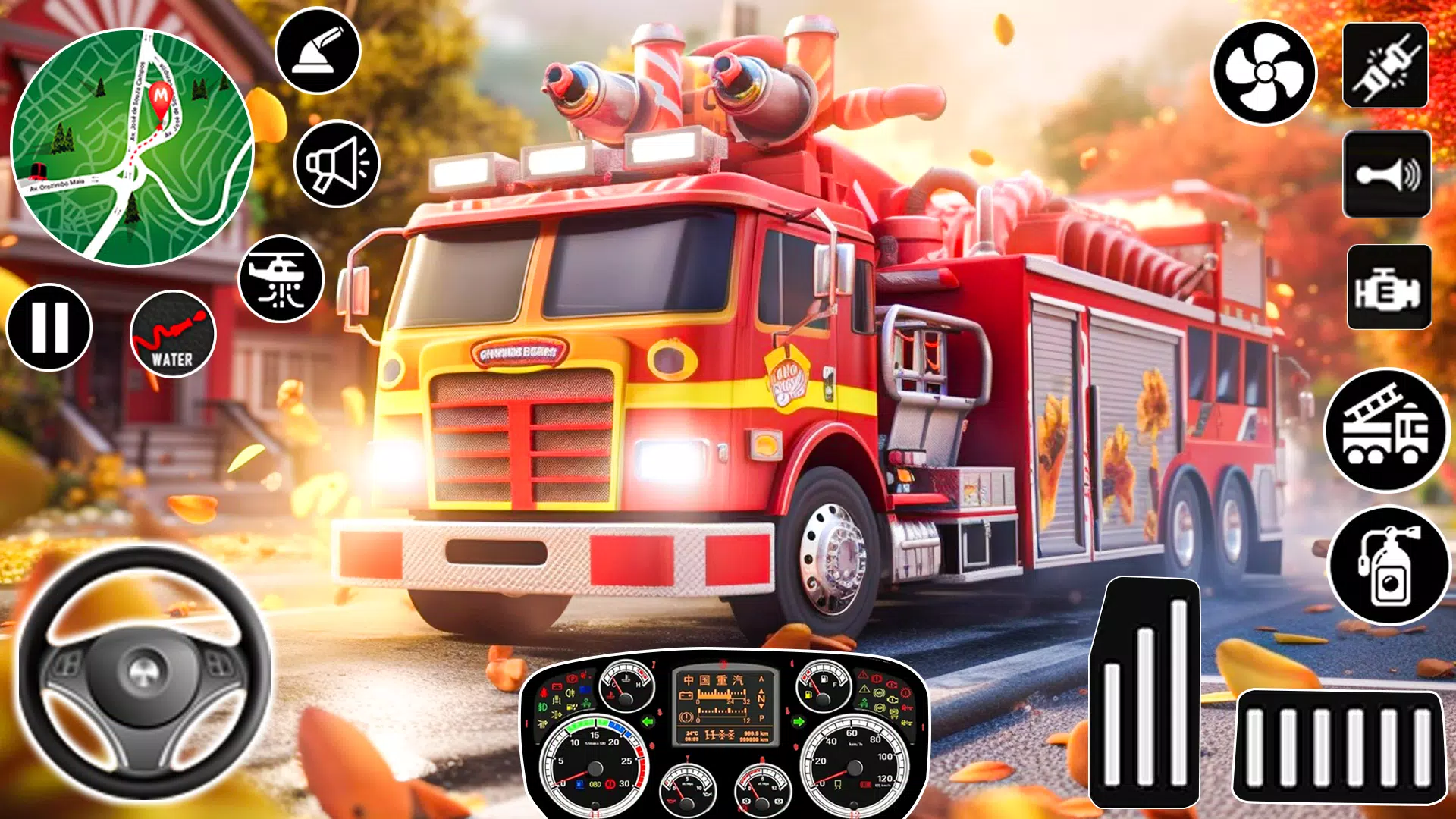 de APK de juegos de camiones de bomberos para Android