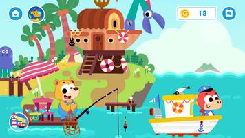 Baby Boat Fishing Games for 2+ 截图 1