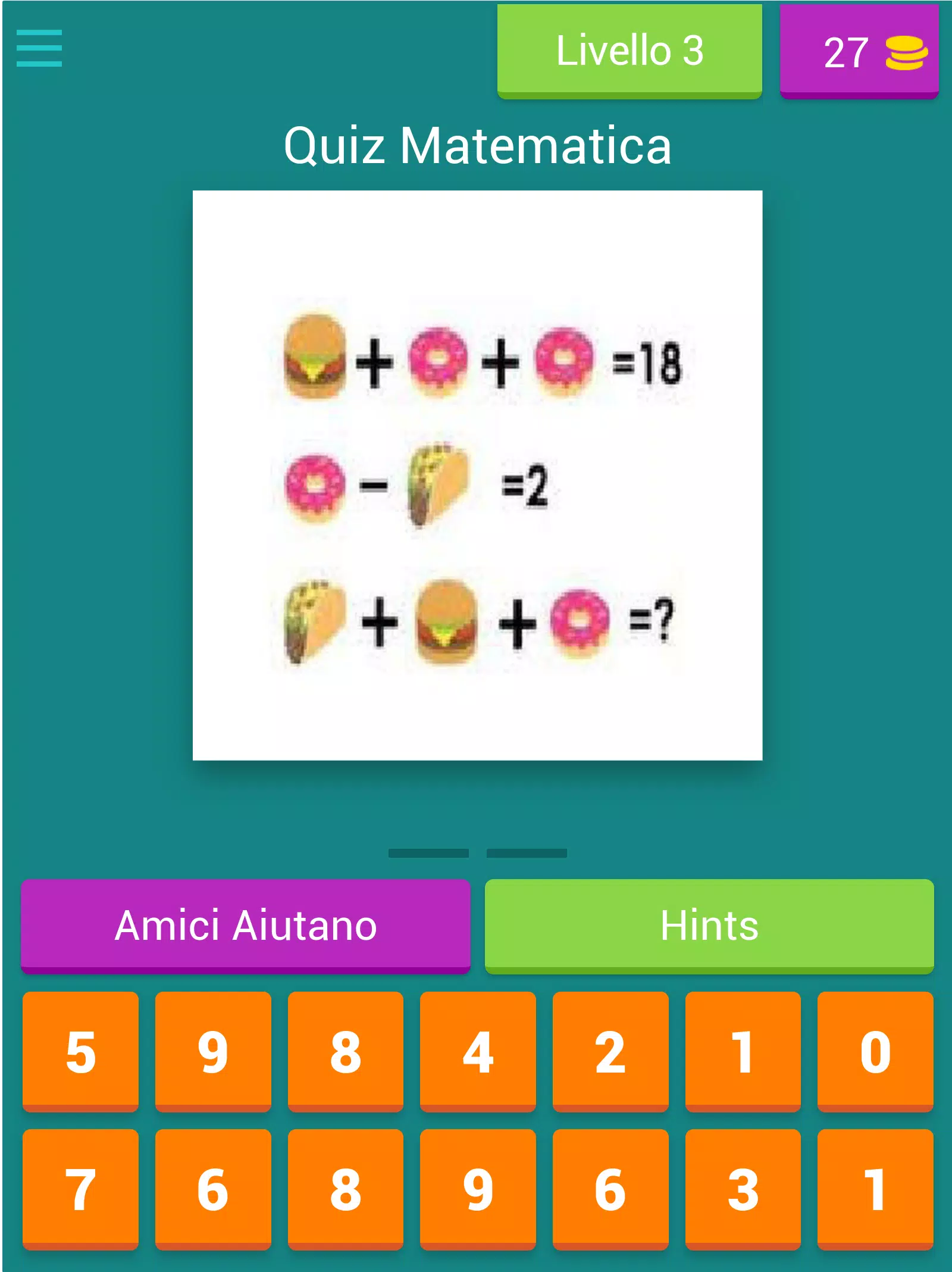 Quiz de Matemática::Appstore for Android