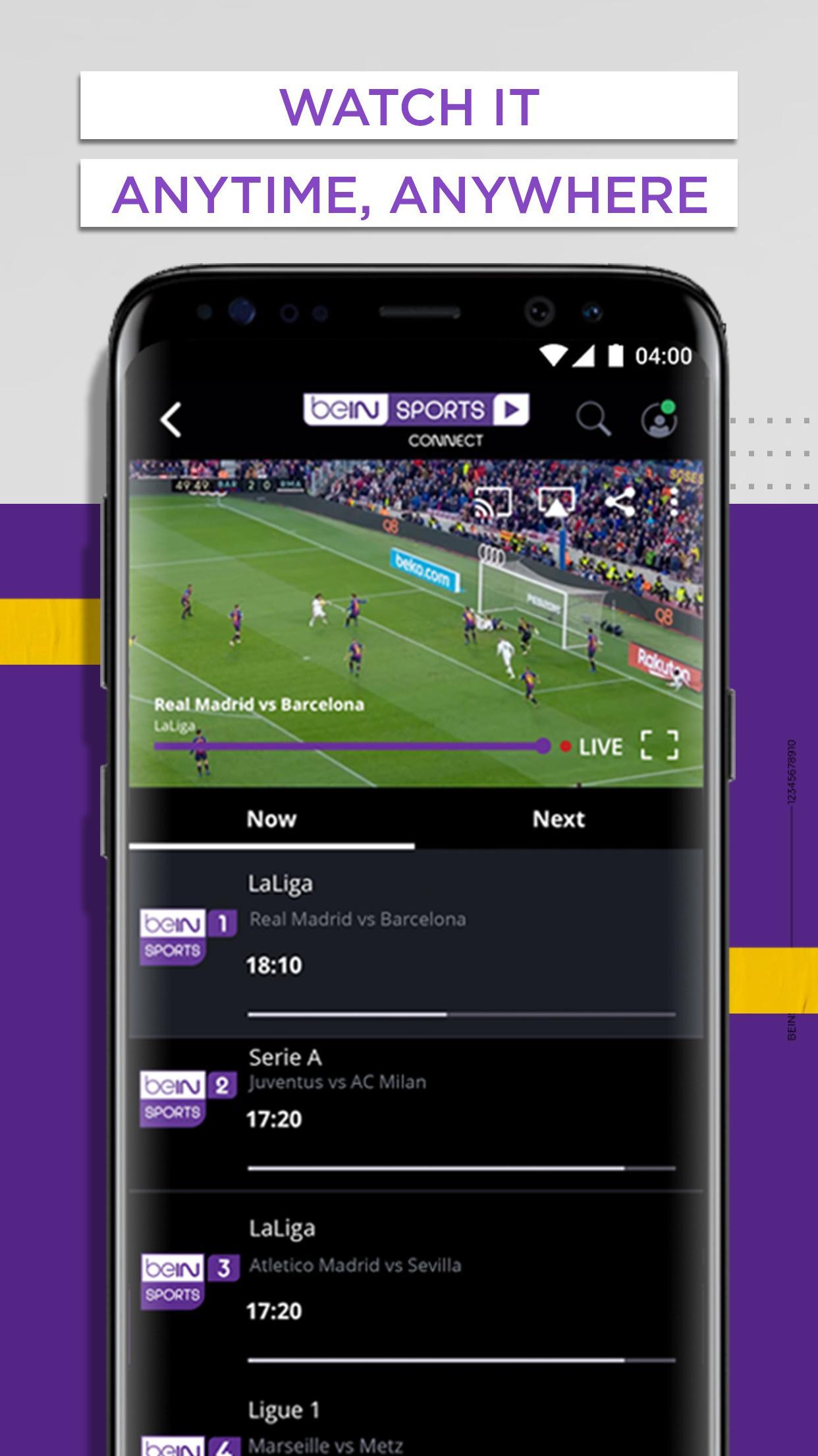 beIN SPORTS CONNECT for Android APK Download