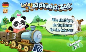 Lolas Alphabet-Zug - Lern ABC Plakat