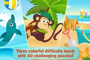 Lola's Beach Puzzle syot layar 1