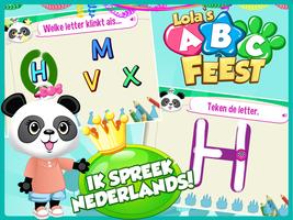 Lola's ABC-Feest - Leren lezen-poster