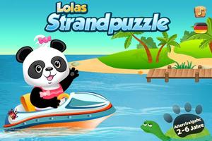Strandpuzzle - Lolabundle Plakat