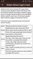 Belajar Bahasa Inggris Cepat تصوير الشاشة 1
