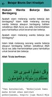 Belajar Bisnis Dari Siti Khadijah تصوير الشاشة 3