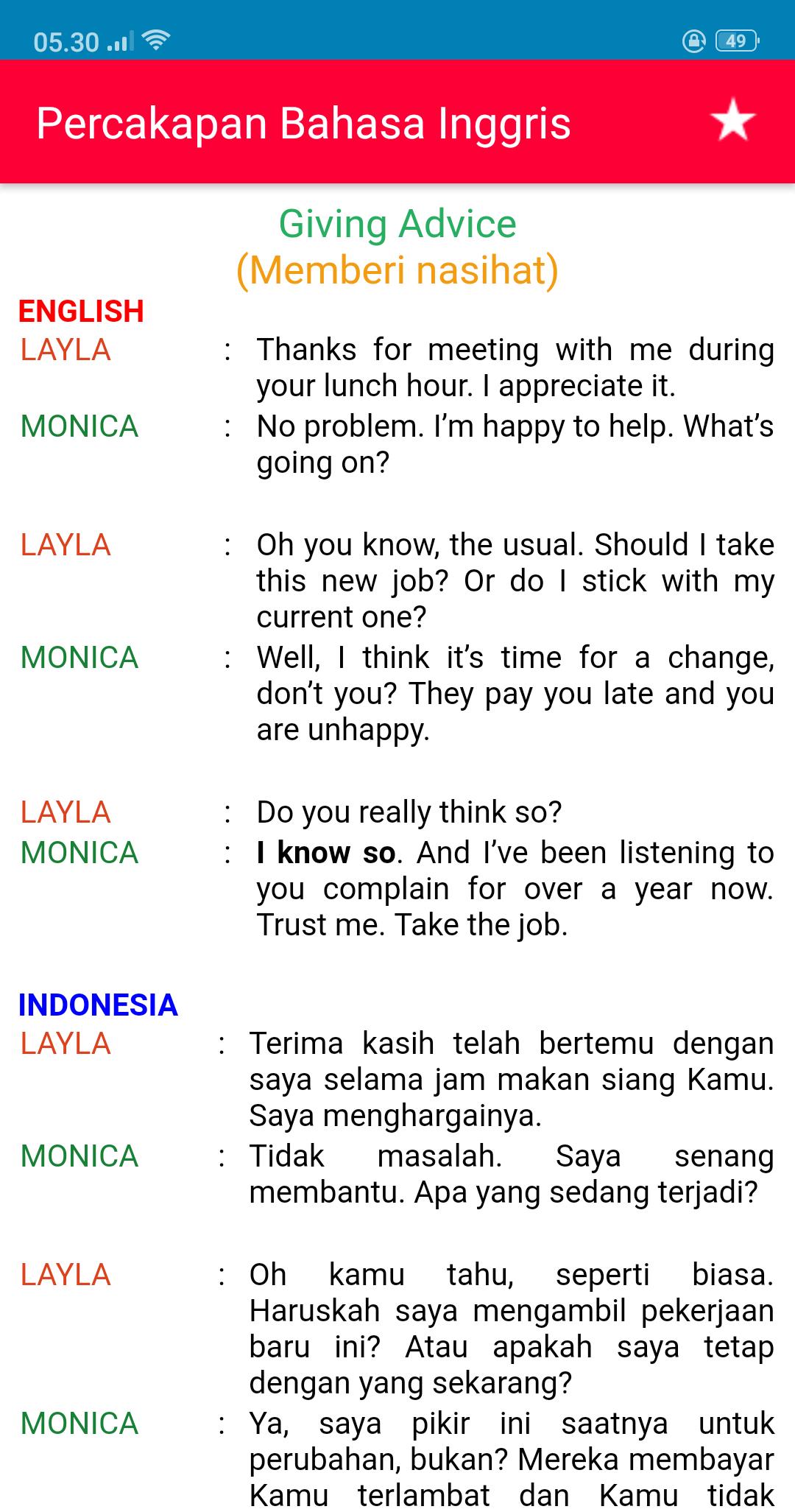 Percakapan Bahasa Inggris for Android - APK Download