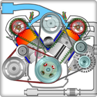 learn the basis of a motorbike engine icon