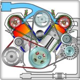 Apprendre le moteur de moto de base icône