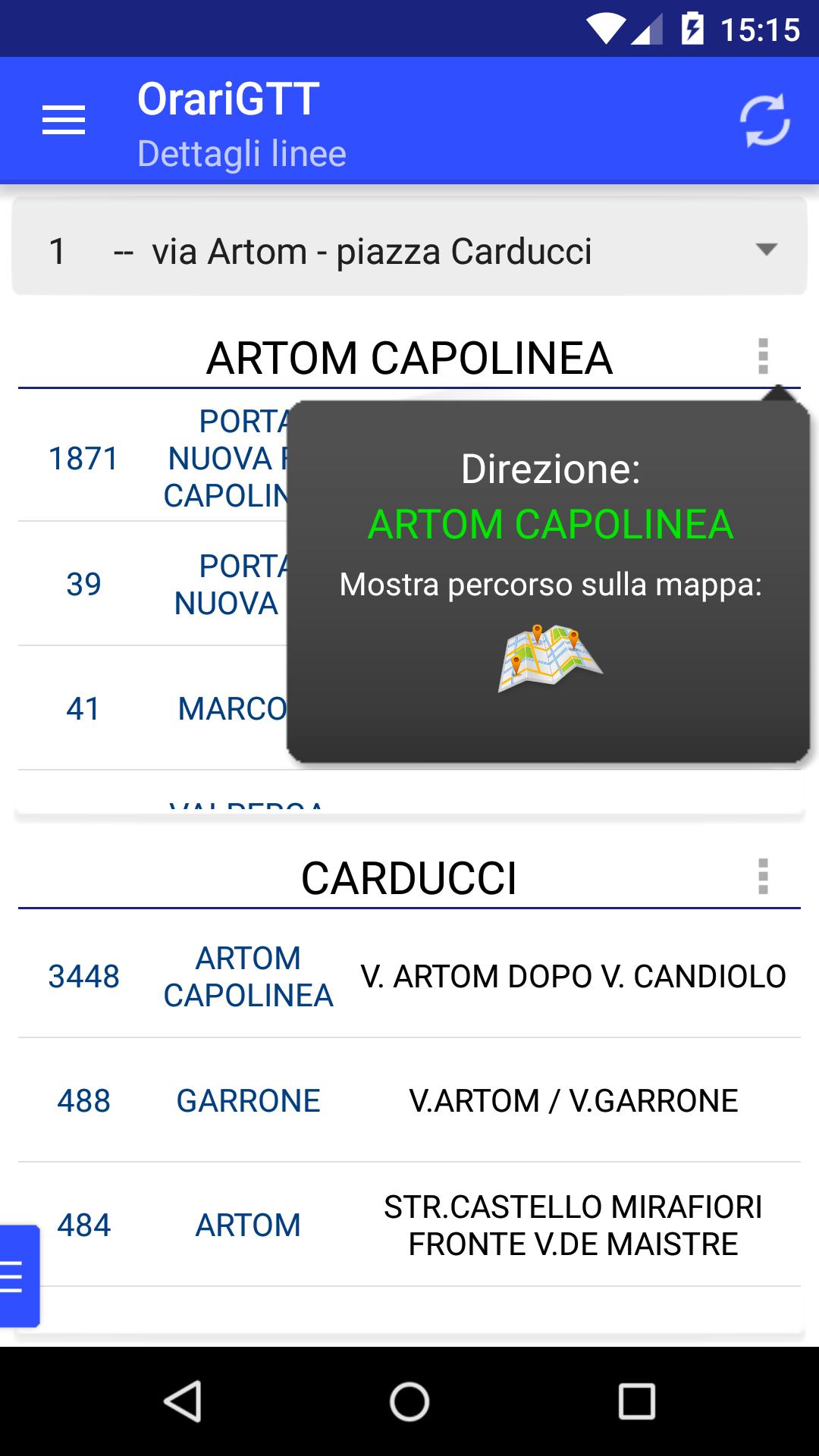 scarica orari gtt
