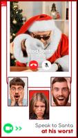 Parlez à Bad Santa Claus - Appel vidéo de Noël capture d'écran 1