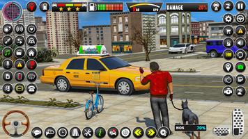 City Taxi Simulator Car Drive imagem de tela 1