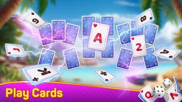 Cards & Dice: Solitaire Worlds پوسٹر