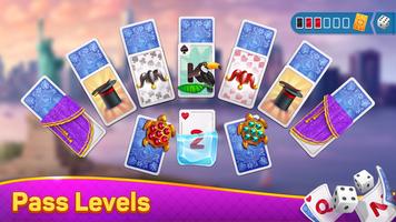 Cards & Dice: Solitaire Worlds اسکرین شاٹ 3