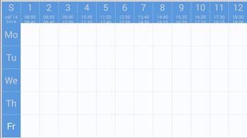 Planner Daily Schedule Time Table Maker Railway capture d'écran 2