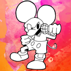 Coloriage Suicide Mouse icône