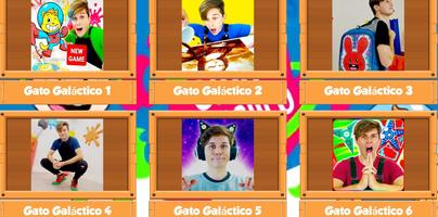 Gato Galáctico Jogo da Memória capture d'écran 1