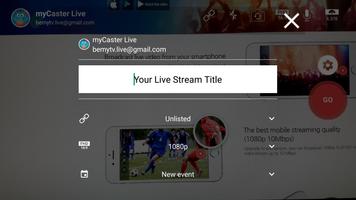 myCaster Live Stream syot layar 2