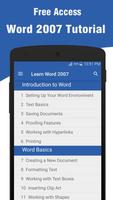 Learn Word 2007 پوسٹر