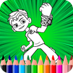Coloring Pages For Ben Ten Alines