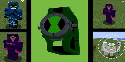 Ben Alien 10 Mod for Minecraft captura de pantalla 2