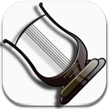 arpa instrumento musical icono