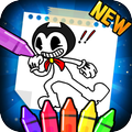 coloring benddy game