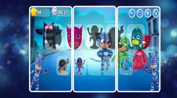 Pj super puzzle : mask Heroes Poster