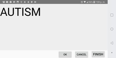 Autism handwriting screenshot 3