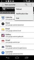 2 Schermata Text Launcher