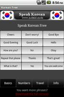 Speak Korean Free Affiche