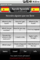 Speak Spanish Free ảnh chụp màn hình 1