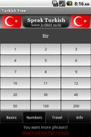 Speak Turkish Free اسکرین شاٹ 1