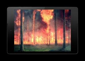 Brûler Forêt Video Wallpaper capture d'écran 3
