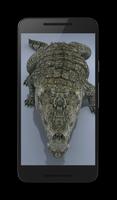 Crocodile Live 3D Wallpaper اسکرین شاٹ 1