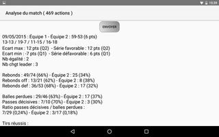 Stats Pro Basket スクリーンショット 3