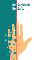 Be Sanitized - Hand Wash Reminder पोस्टर