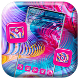 Colorful Waves Theme APK