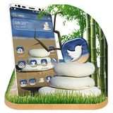 Beach Stone Launcher Theme Zeichen