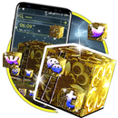 Golden Cube Launcher Theme APK