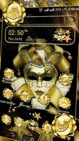 Golden Carnival Mask Theme Affiche