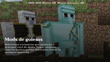 mod de golem para minecraft Cartaz