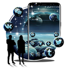 Galaxy Ocean Launcher Theme Zeichen