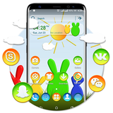 Easter Bunny Theme Launcher